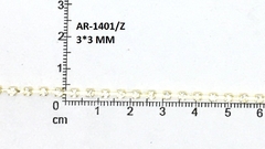 3x3 Strass por metro o rollo de 10m 3mm AR-1401/Z Sin