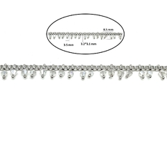 Cadena Cuadrada con Strass AR-2940 en internet