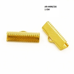 TERMINAL PIRAÑA APRIETA CORDON COCODRILO 1CM x 20 UNIDADES
