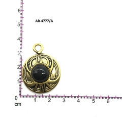 AR-4777-G STRASS PEQUEÑO DORADO