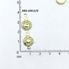 ARG-10311-G PERCHITAS DE FUNDICION PEQUEÑA DORADO