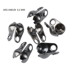( ARG-4483/B ) Terminal Cadena Bolita Peltre 4.2 MM X 50 UNIDAD