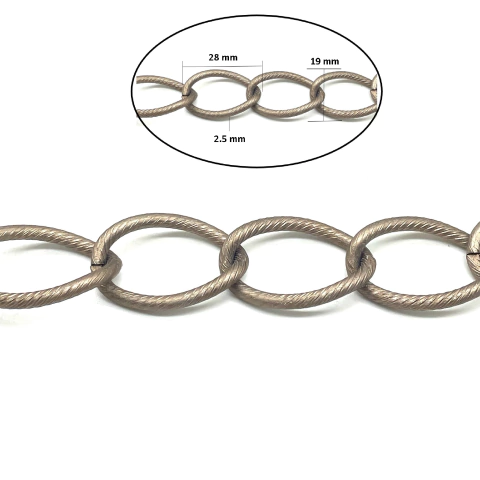 Cadena de Hierro Groumet Bronce