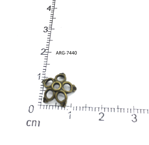 ( ARG-7740/G ) Calotas metal Dorado 12 MM