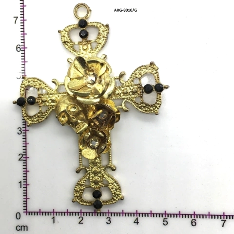 ARG-8010-G CRUZ + RELIGION DORADO