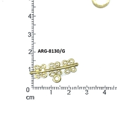 ARG-8130-G PERCHITAS DE FUNDICION PEQUEÑA DORADO