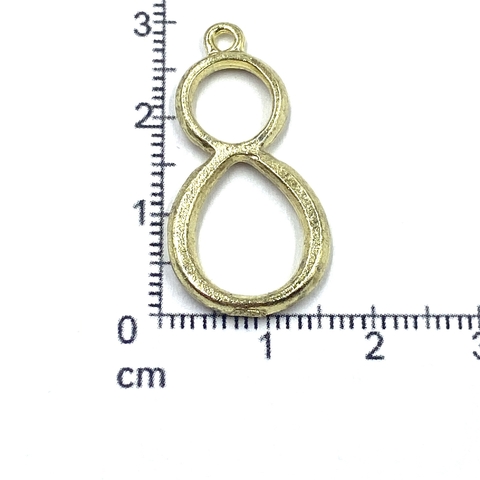 ARG-8268-G NUMERO DORADO PESO 2 C/U