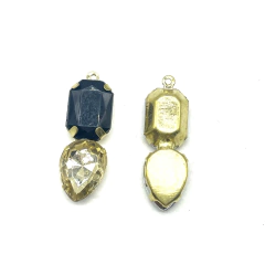 ARG-9354 DIJES DE BRILLO BASE DORADA - Las  Perlas by Valeria