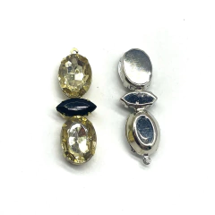 ARG-9357 DIJES DE BRILLO BASE NIQUEL - Las  Perlas by Valeria