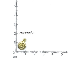 ARG-9976-G PERCHITAS DE FUNDICION PEQUEÑA DORADO