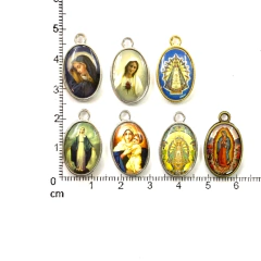 Dijes Religioso Niquel Con Dome X 5 Unidad ( ARG-9032/N/8 ) en internet