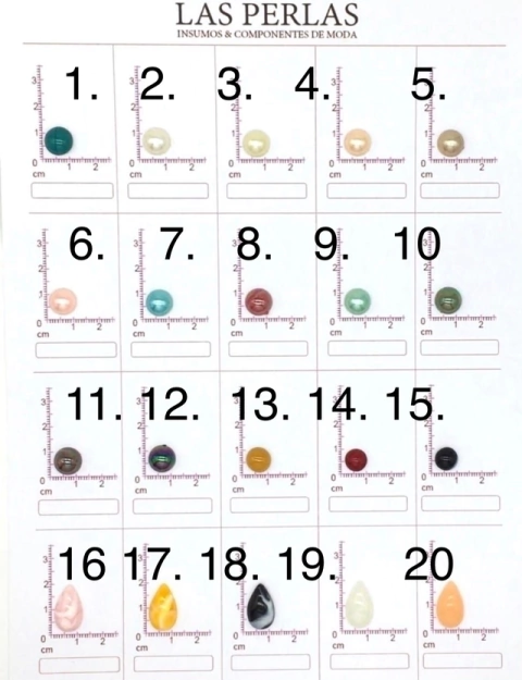 Media Perla de Acrílico 1 unidad