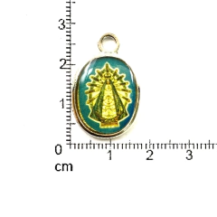 Dijes Religioso Niquel Con Dome X 5 Unidad ( ARG-9092/N/7 ) - tienda online