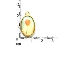 Dijes Religioso Niquel Con Dome X 5 Unidad ( ARG-9032/N/8 )