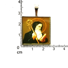 Dijes Religioso Niquel Con Dome X 5 Unidad ( ARG-9095/N/5 )