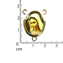 Dijes Religioso Niquel Con Dome X 5 Unidad ( ARG-10116/11N ) - Las  Perlas by Valeria