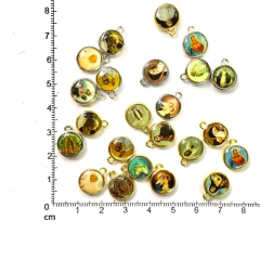 Dijes Religioso Niquel Con Dome X 5 Unidad ( ARG-9030/N/11 ) en internet