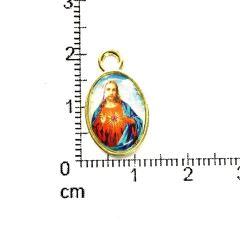 Dijes Religioso Niquel Con Dome X 5 Unidad ( ARG-9031/N/10 ) - Las  Perlas by Valeria