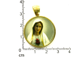 Dijes Religioso Niquel Con Dome X 5 Unidad ( ARG-9090/N/7 ) en internet