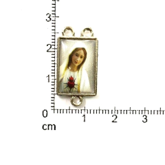 Dijes Religioso Niquel Con Dome X 5 Unida ( ARG-9171/N/6 )