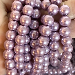 Perla de Vidrio 8 mm Unidades Aprox. x tira - tienda online