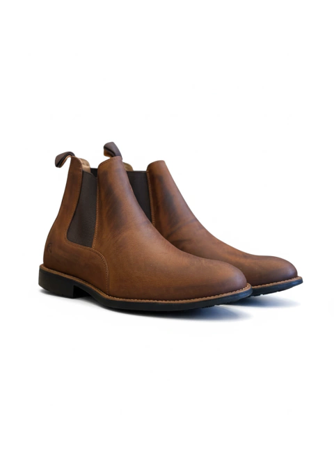 Botina Handmade Boots ConfortGEL Ferrugem Couro Legítimo 580 - comprar online