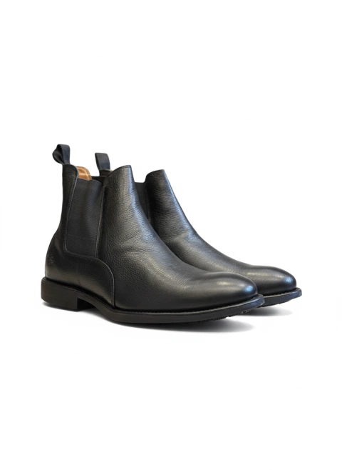 Botina Handmade Boots Floather Preto Couro Legítimo 580 - comprar online