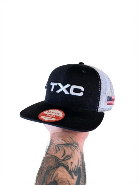 Boné TXC Preto e branco 11191C