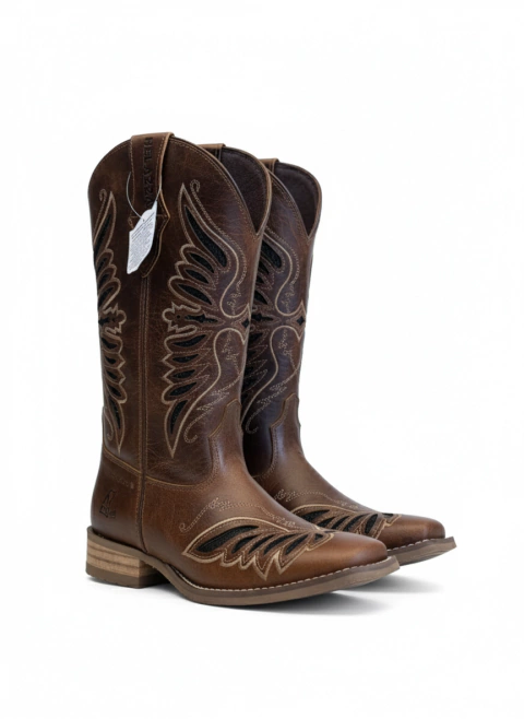 Bota Feminina Helazza Fossil Capuccino 61025 - comprar online