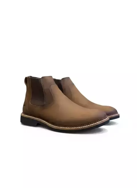 Botina Masculina Oleo Brush Brown Vien 40740 - comprar online