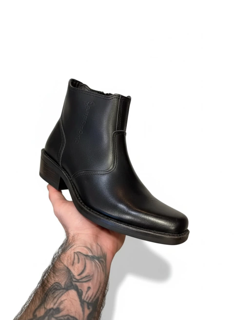 Botina Masculina Perdigão Preto P4005 - comprar online