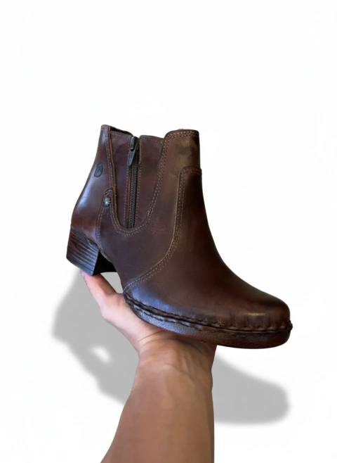 Botina Feminina Palma Fóssil Whisk Couro Legítimo 410 - comprar online