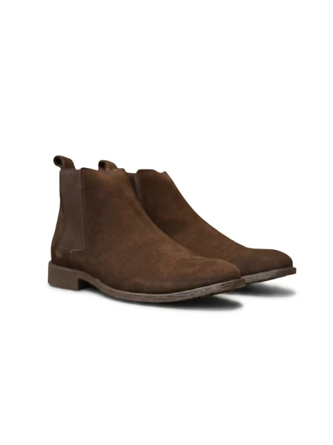 Botina Escrete Café Nobuck Masculina 771