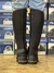 Perneira Neoprene com detalhes em Couro Preto - BotinasMG