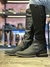 Perneira Neoprene com detalhes em Couro Preto