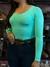 Body Feminino Moiadeiro ML Verde Claro BF132