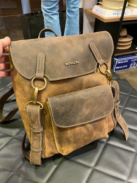 Mochila Goyazes Furta Cor Couro Legítimo B 2105 3