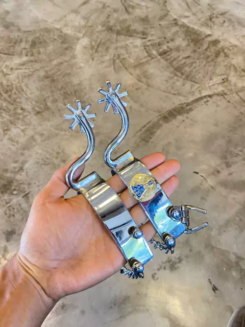 Espora Inox Artesanal Cutuqueira Nossa Senhora