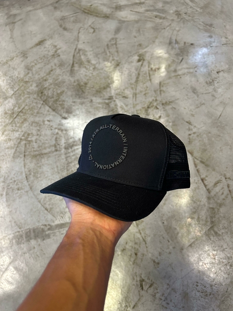 Boné ATR Todo Preto com a Logo Circular ATR396