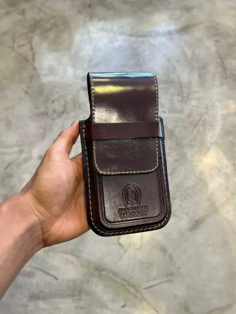 731 CFML Bainha Smartphone com Forro Café Mangalarga