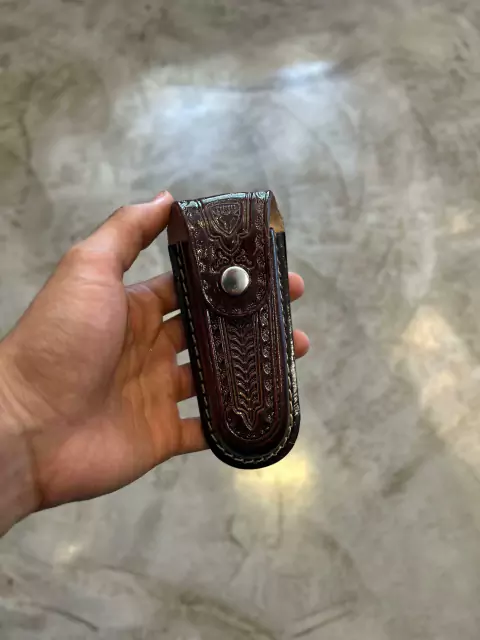 Bainha Canivete Tradicional Café Bordada 701 CFB