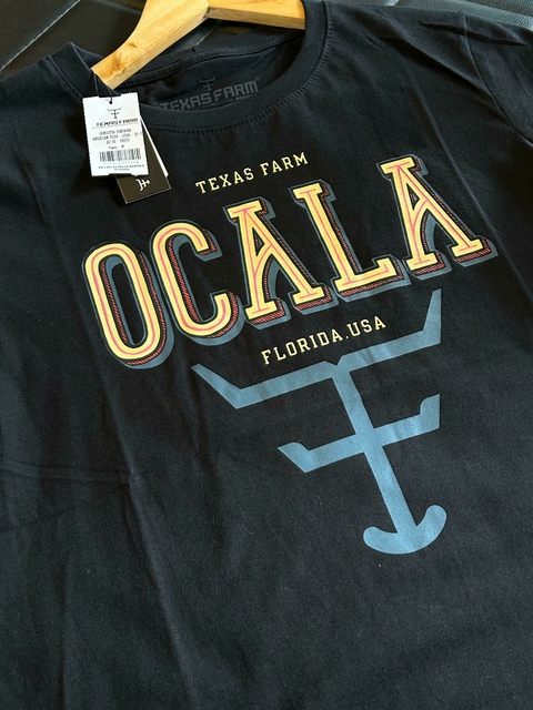 CAMISETA FEMININA TEXAS FARM - CF250 - PRETO
