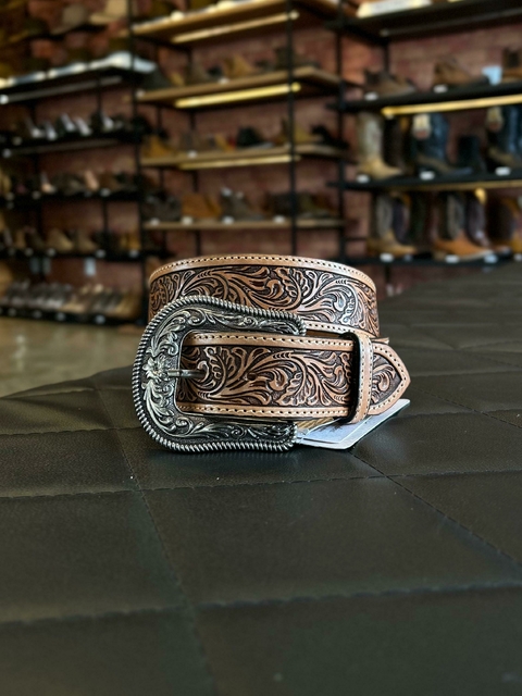 Cinto Paul Western 450 Marrom Detalhado