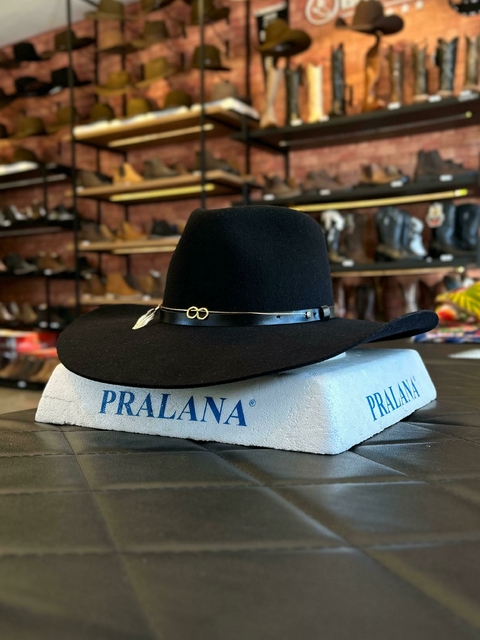 Chapéu Pralana 5x Gold Aba 10 Preto 12357
