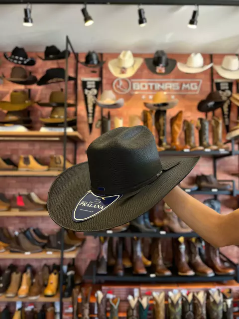 Chapéu Pralana Horse Cotton Aba/11 Negro