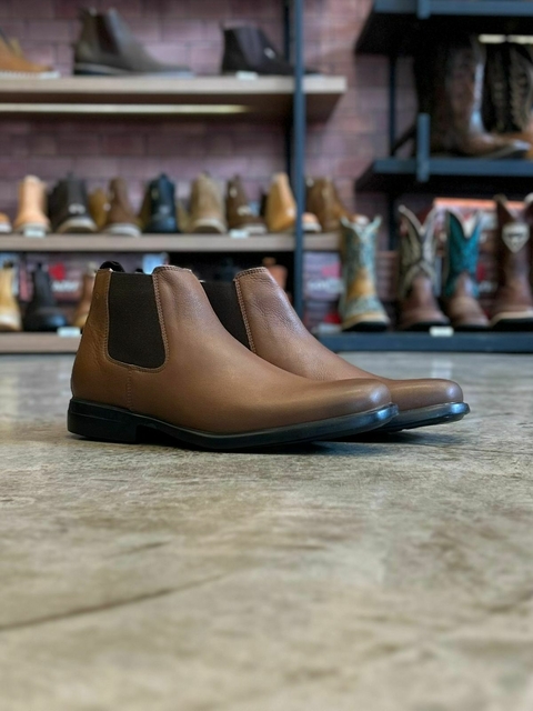 Botina Anatomicgel Conforto Soft Gel Couro Legítimo 5953