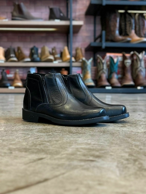 Botina Masculina Perdigão Preta P0105