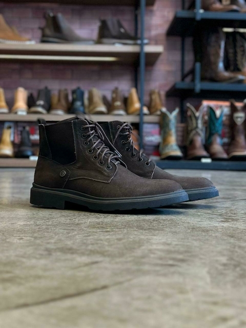Bota Anatomicgel Chamois Brown Couro Legítimo 8965