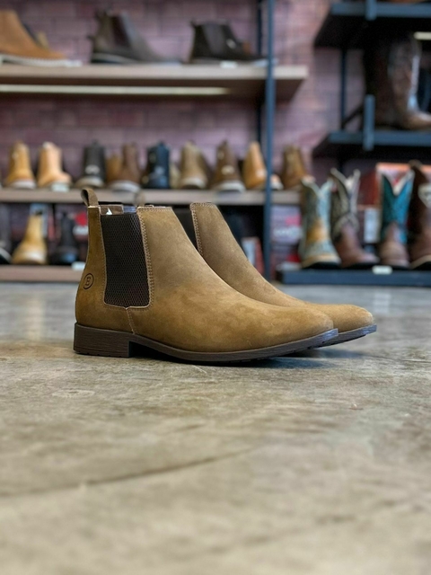 Botina Escrete Rato Nobuck Masculina 771