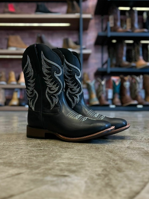 Bota Feminina Goyazes Ranch Flare Preto 246402-CF